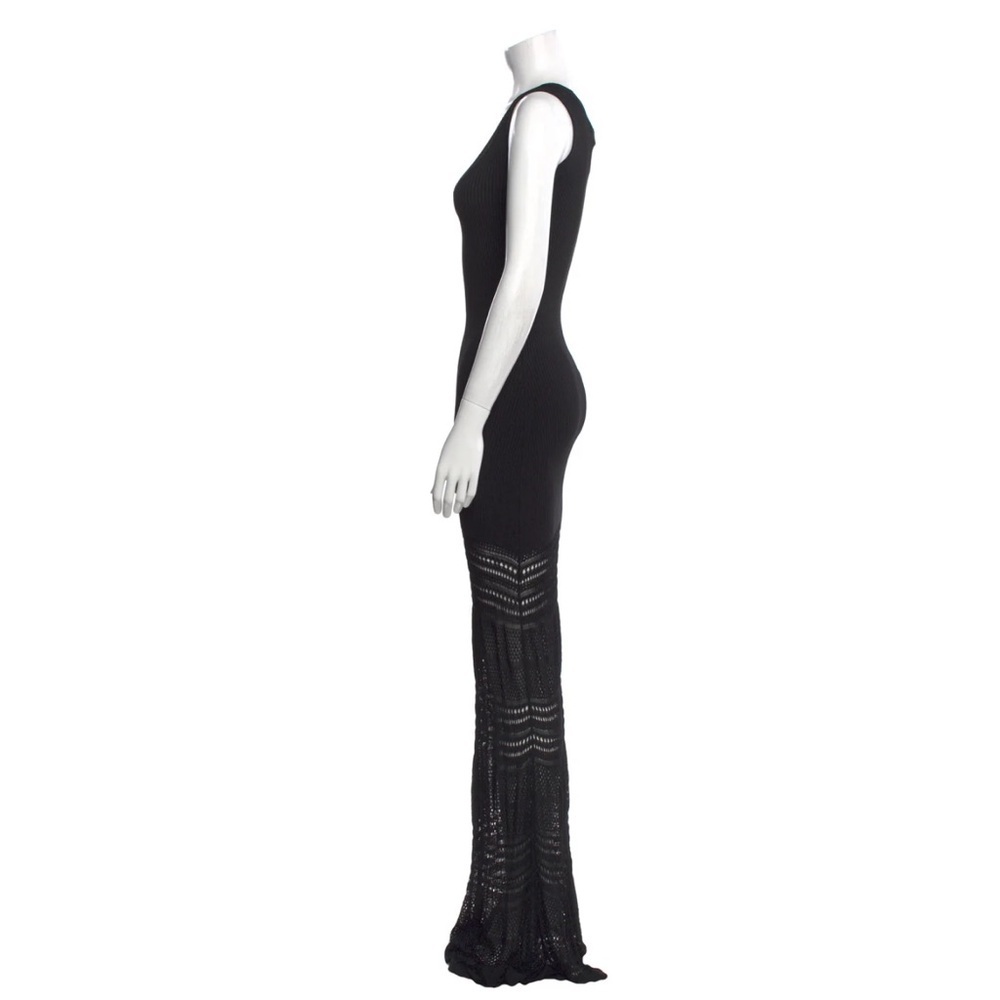 Zac Posen Black Crochet Maxi Dress - Picture 10 of 10